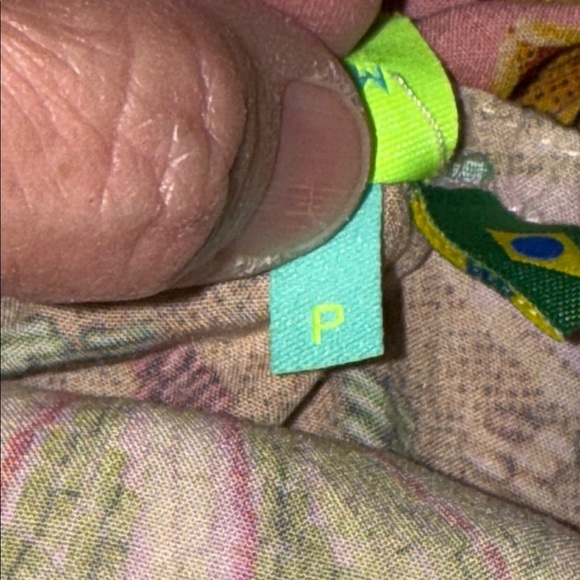 Farm Rio Mixed Fruit Ruffled Crop Top - Picture 10 of 10